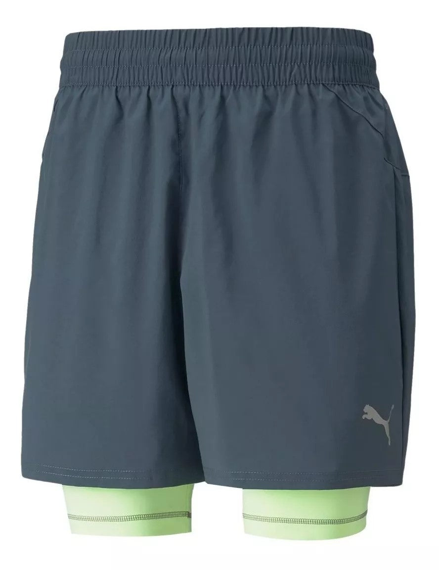 Shorts Puma Run 2IN1 5" Hombre | Mallas Interiores y Ventilación Óptima