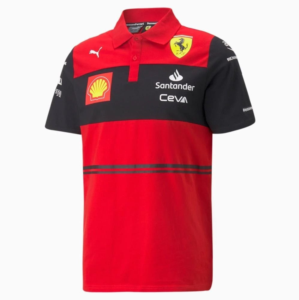 Polo Puma SF Team | Oficial de la Scuderia Ferrari con Cuello Clásico