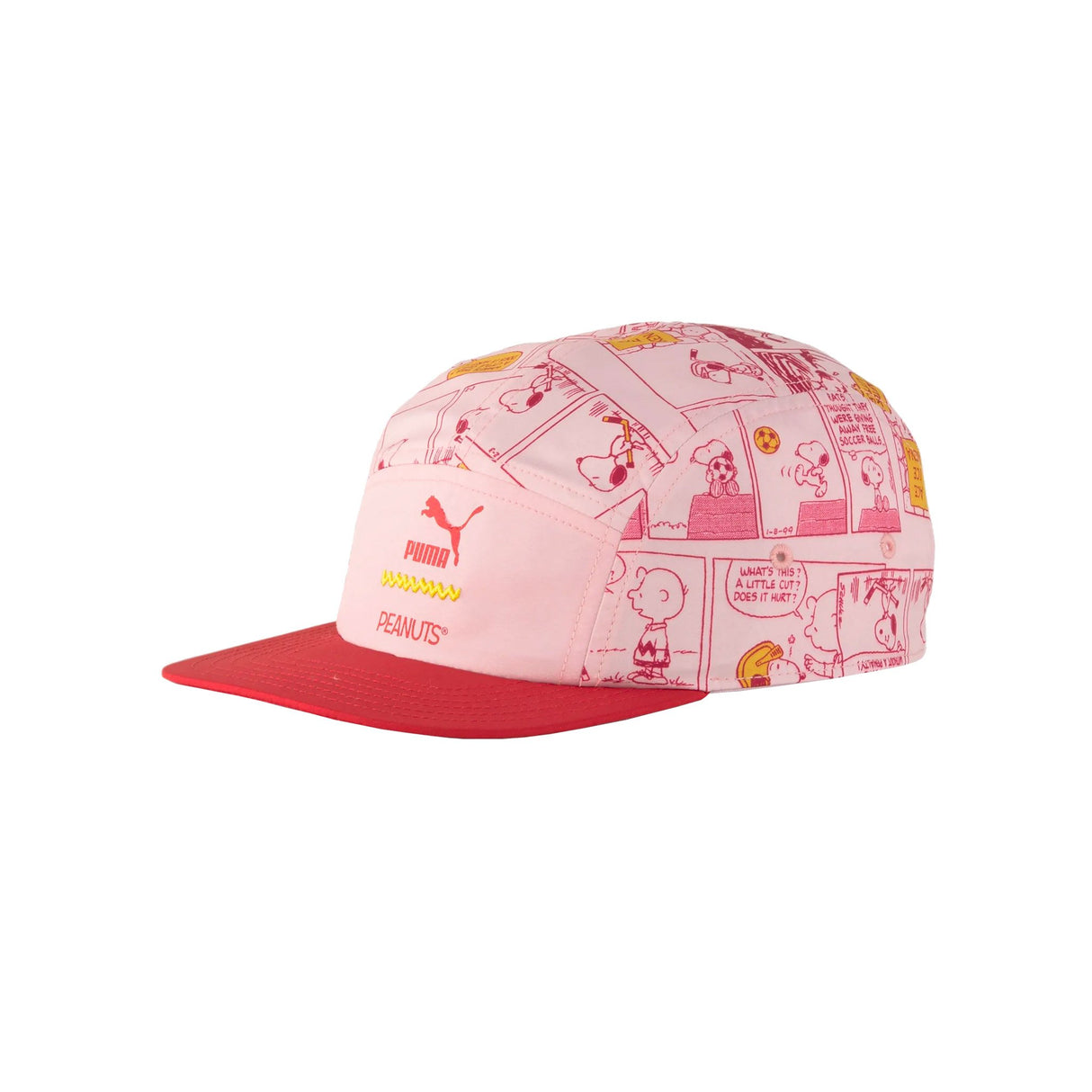 Gorra Puma x Peanuts 5 Panel | Divertidos Personajes y Ajuste Versátil