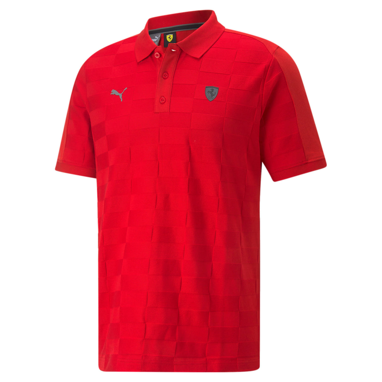 Polo Puma Ferrari Style Jacquard | Tejido Refinado y ADN Automovilístico