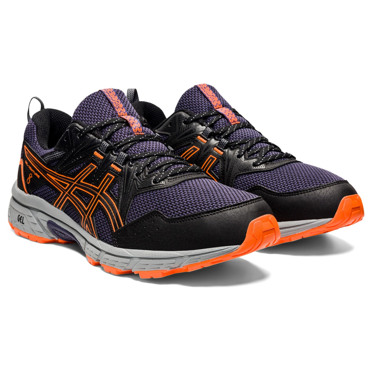 TENIS ASICS GEL-VENTURE 8 BLACK/SHOCKING ORAN