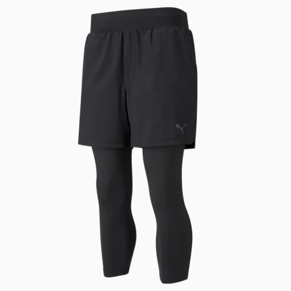 Leggings Puma Men's Studio 2in1 | Short Exterior Integrado para Mayor Cobertura