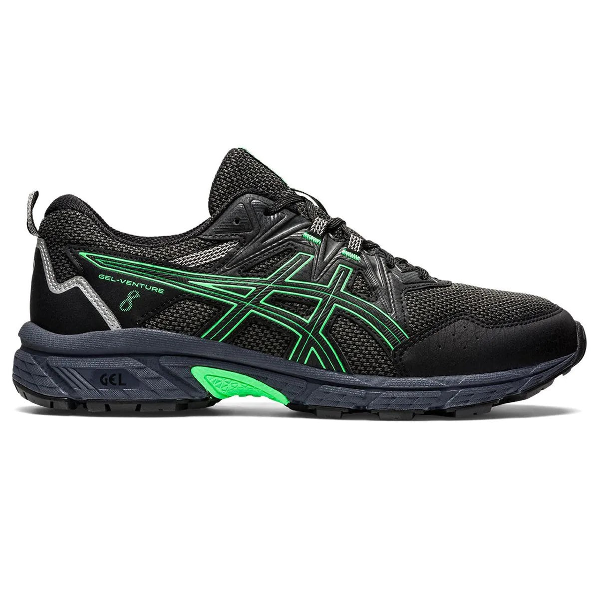 TENIS ASICS GEL-VENTURE 8 BLACK/NEW LEAF